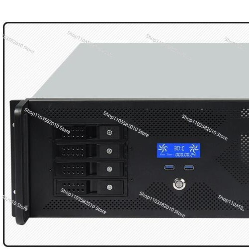 8 Gpu 4U Server Chassis - แชสซีเซิร์ฟเวอร์แบบ Hot-Swap รองรับการใส่การ์ดหลายตัว 8 ช่อง 12