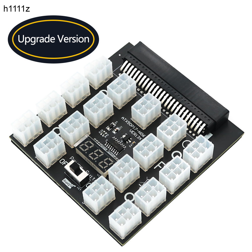 2000W Atx Mining Power Supply - PCI-E 12V 50Pin To ATX 17