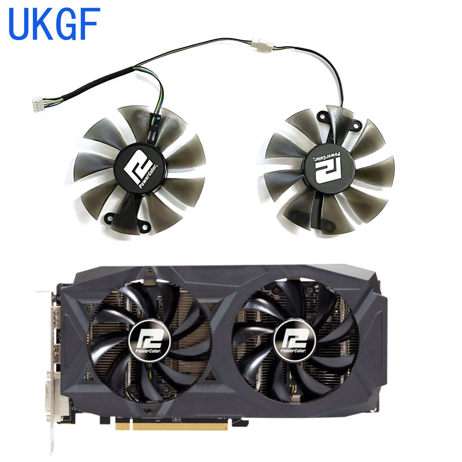 Rx 580 8Gb 2048Sp Gpu - พัดลม DIY ใหม่ขนาด 85 มม. 4