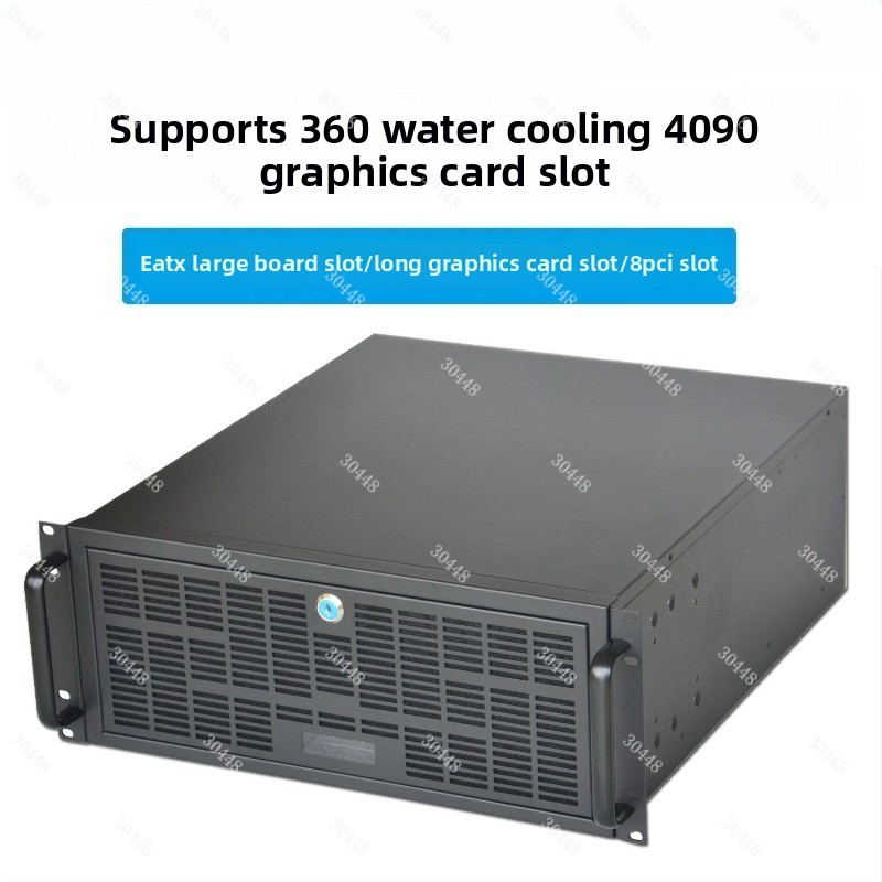 8 Gpu 4U Server Chassis - เคสเซิร์ฟเวอร์ 4u, Eatx ขนาดเต็ม, รองรับระบบระบายความร้อนด้วยน้ำ 360