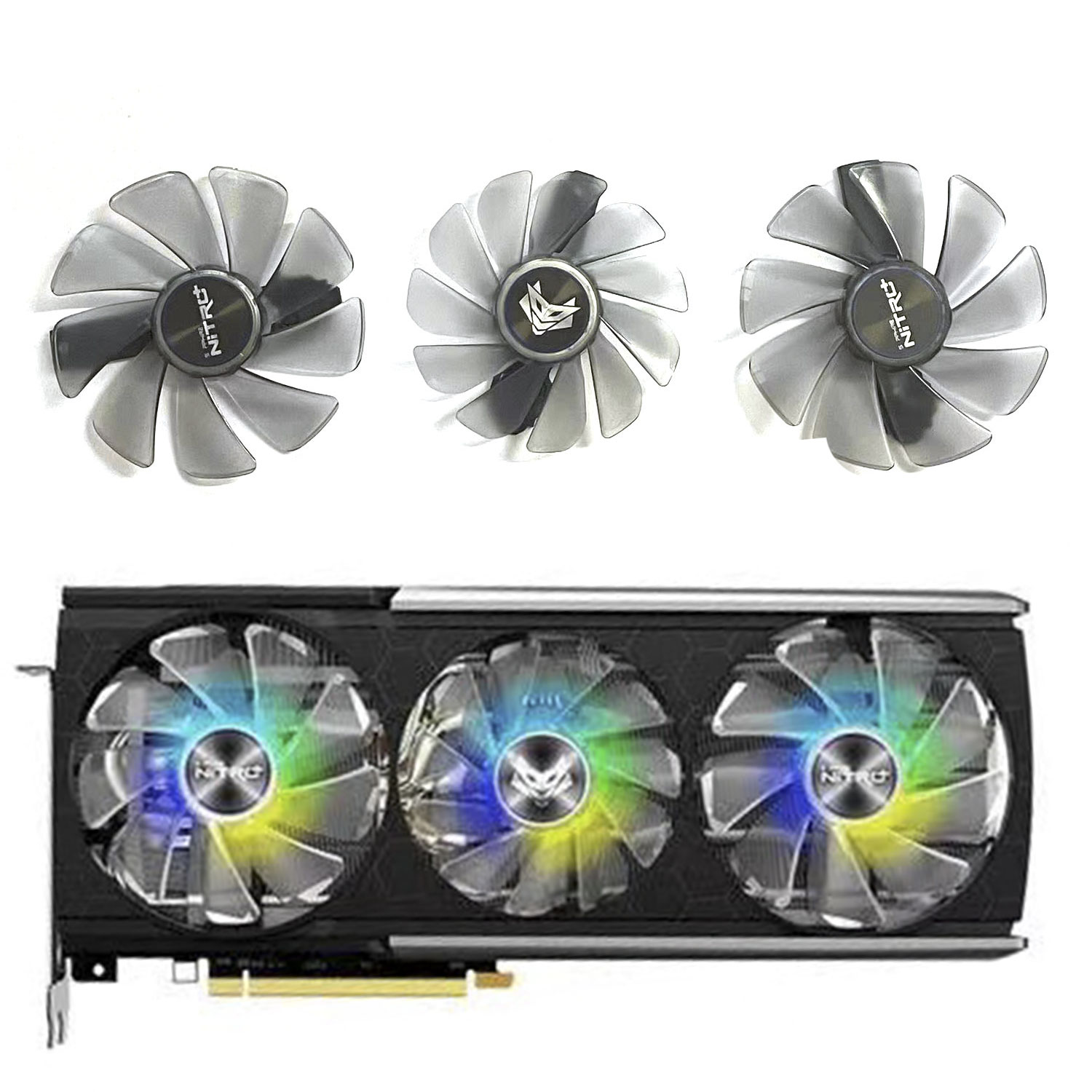 Rx 5700 Xt 8Gb Video Card - CF1015H12D CF9010H12D RX5700 ARGB กราฟิกการ์ดพัดลมสำหรับแซฟไฟร์ RX