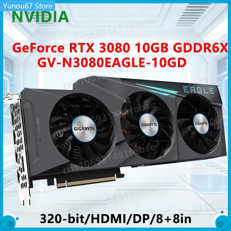 สำหรับการ์ดจอ GIGABYTE RTX 308 - Rtx 3080 10Gb Gpu บทวิจารณ์และราคา