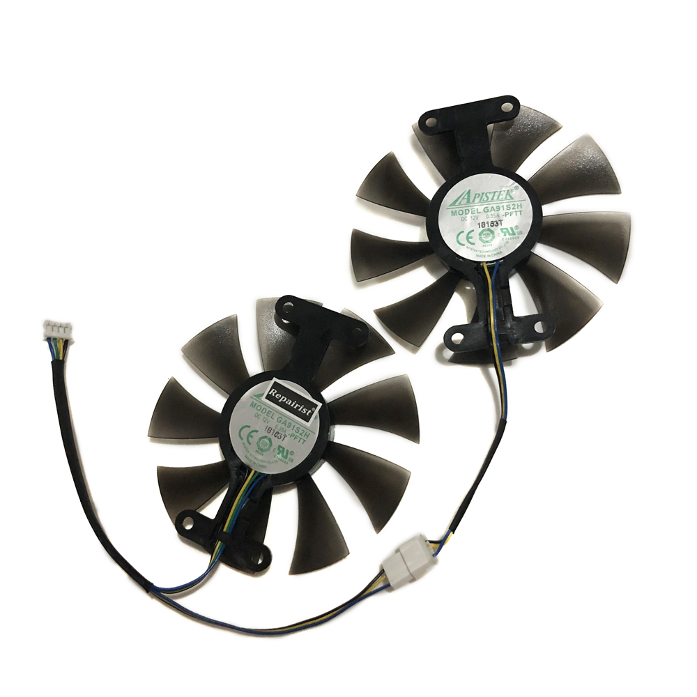 GA91S2H,2ชิ้น/เซ็ต, พัดลมกราฟิ - Rx 580 8Gb 2048Sp Gpu บทวิจารณ์และราคา