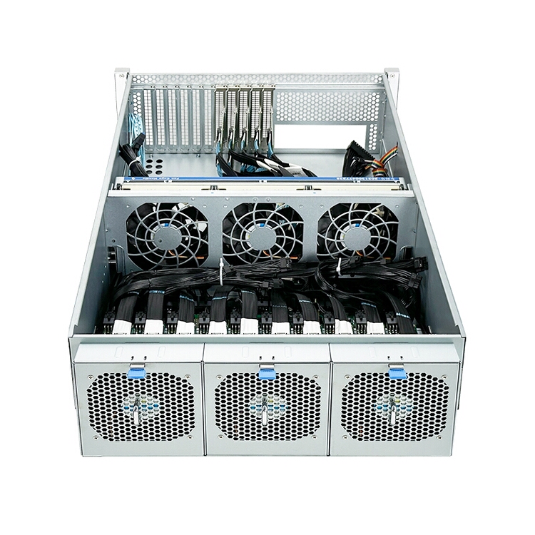 เคสเซิร์ฟเวอร์ยอดนิยม 8GPU 8*4 - 8 Gpu 4U Server Chassis บทวิจารณ์และราคา