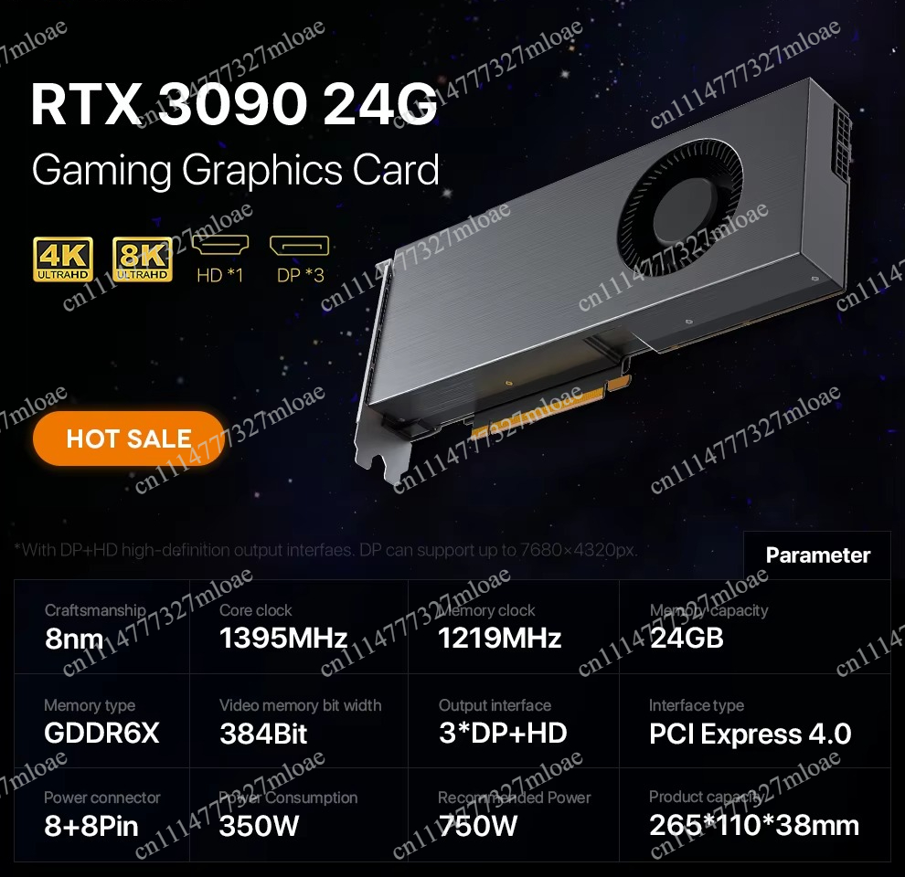 การ์ดจอ RTX 3090 DDR6X การ์ดจอ - Rtx 3090 24Gb Graphics Card บทวิจารณ์และราคา