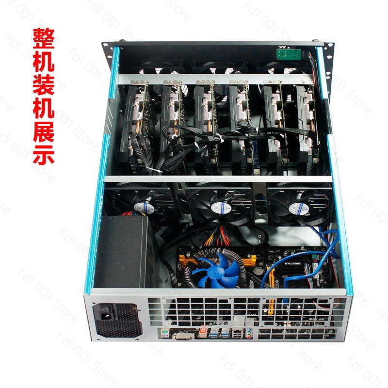 เคสใส่การ์ดจอ 4U รองรับการ์ดจอ - 8 Gpu 4U Server Chassis บทวิจารณ์และราคา