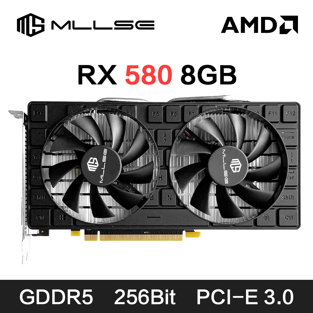MLLSE AMD RX 580 8GB 2048SP กร - Rx 580 8Gb 2048Sp Gpu บทวิจารณ์และราคา