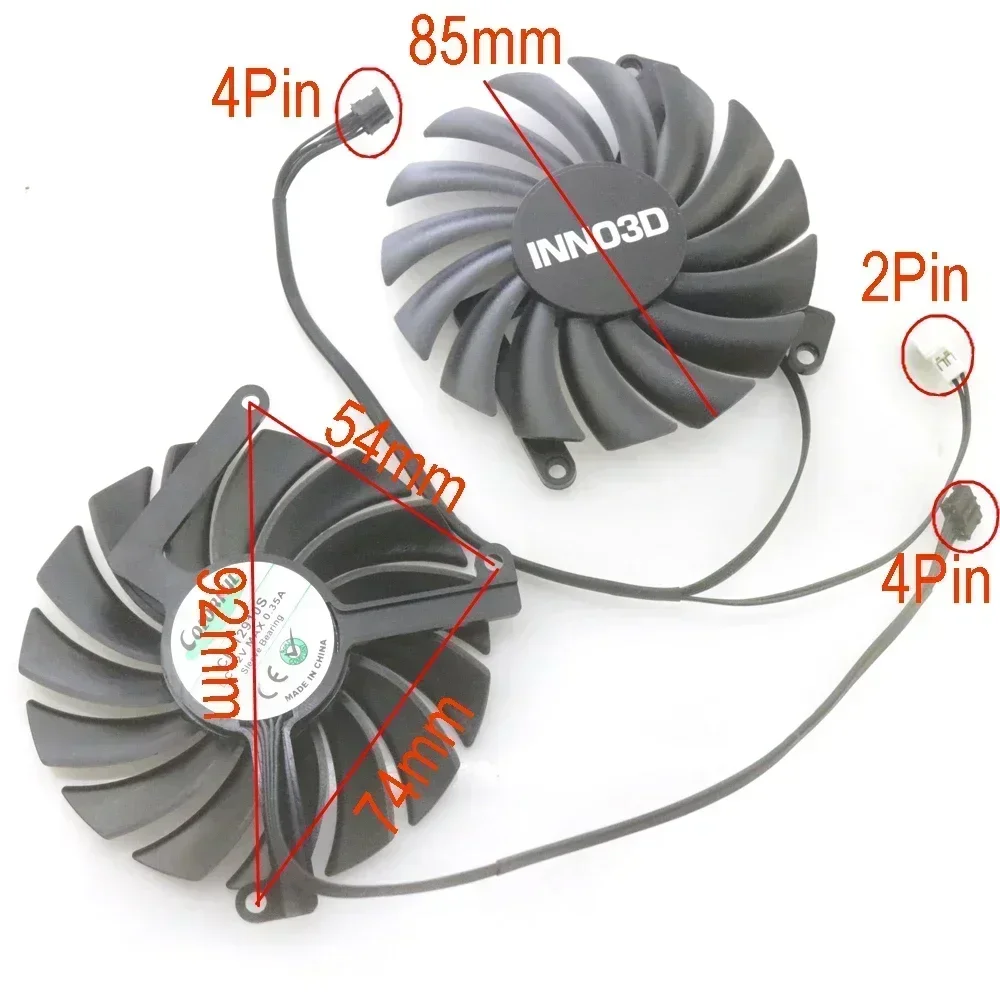 2 ชิ้น/ล็อต CF-12910S 85 มม.DC - Rtx 3070 8Gb Graphics Card บทวิจารณ์และราคา
